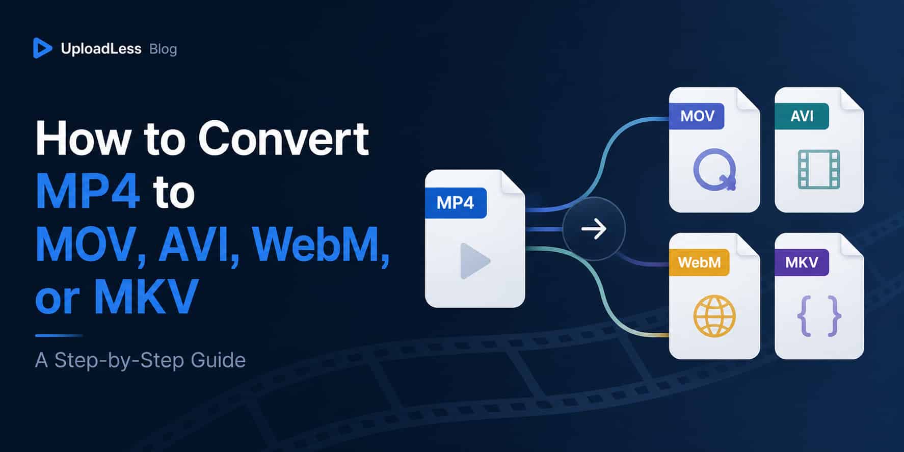 How to Convert MP4 to MOV, AVI, WebM, or MKV: A Step-by-Step Guide
