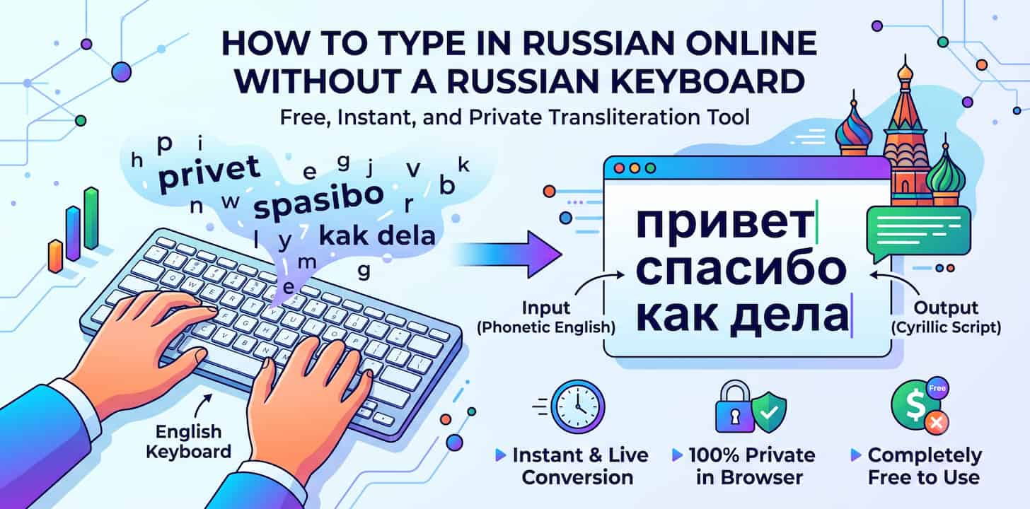 How to Type in Russian Online Without a Russian Keyboard