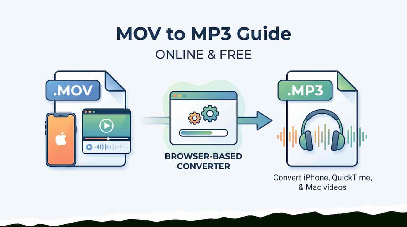 How to Convert MOV to MP3 Online for Free: Extract Audio from Any MOV Video