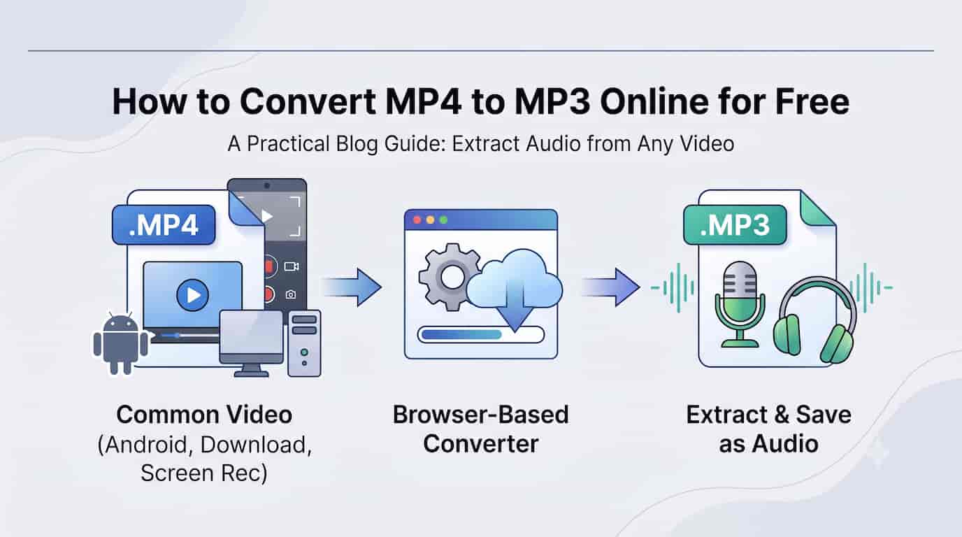 How to Convert MP4 to MP3 Online for Free: Extract Audio from Any MP4 Video